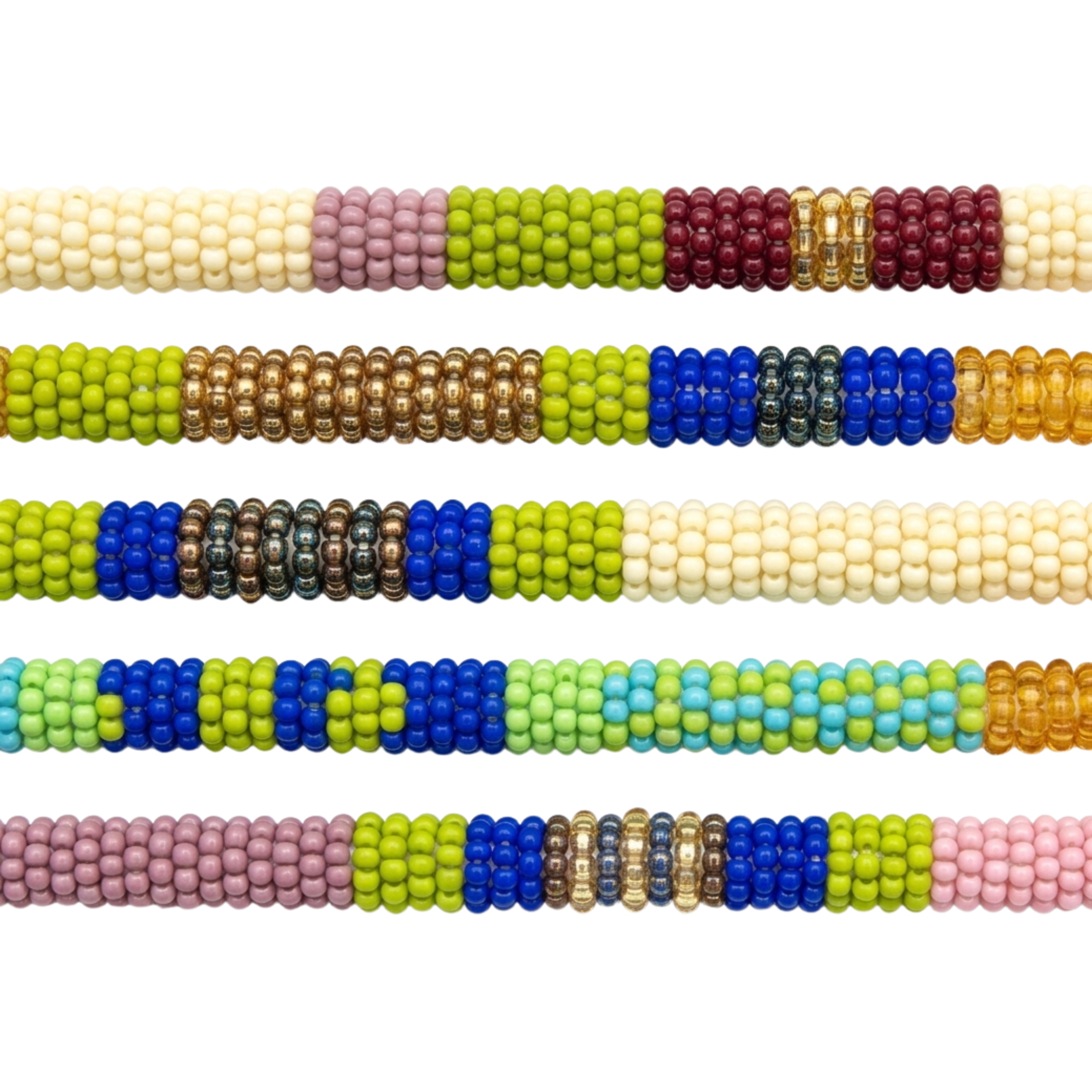 Hand Beaded Hat Bands by Charlene Holy Bear